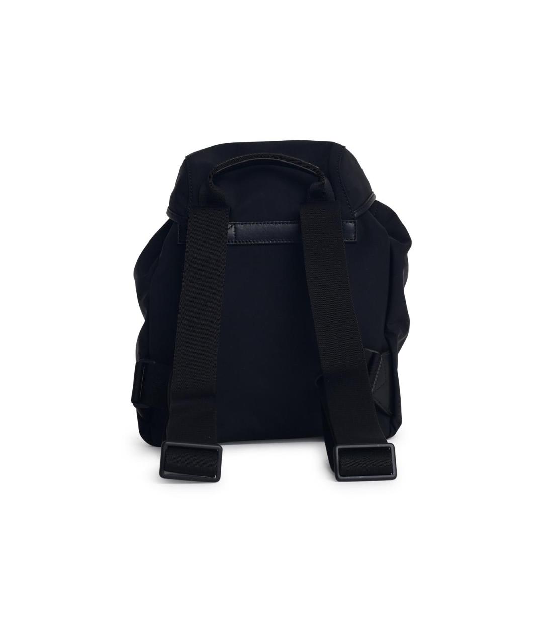 MONCLER Черный синтетический рюкзак, фото 3
