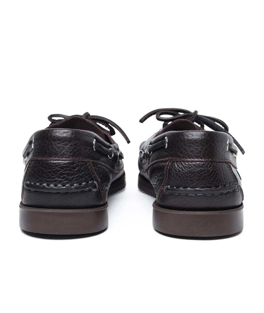 PARABOOT Коричневые кожаные лоферы, фото 4