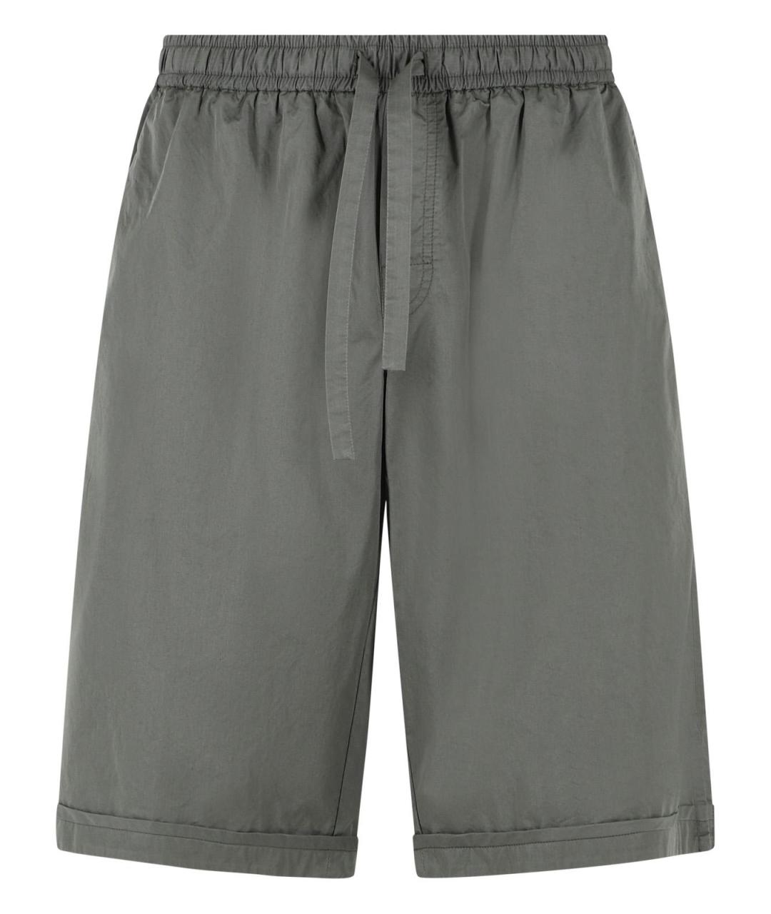 DOLCE&GABBANA Серые хлопковые шорты, фото 1
