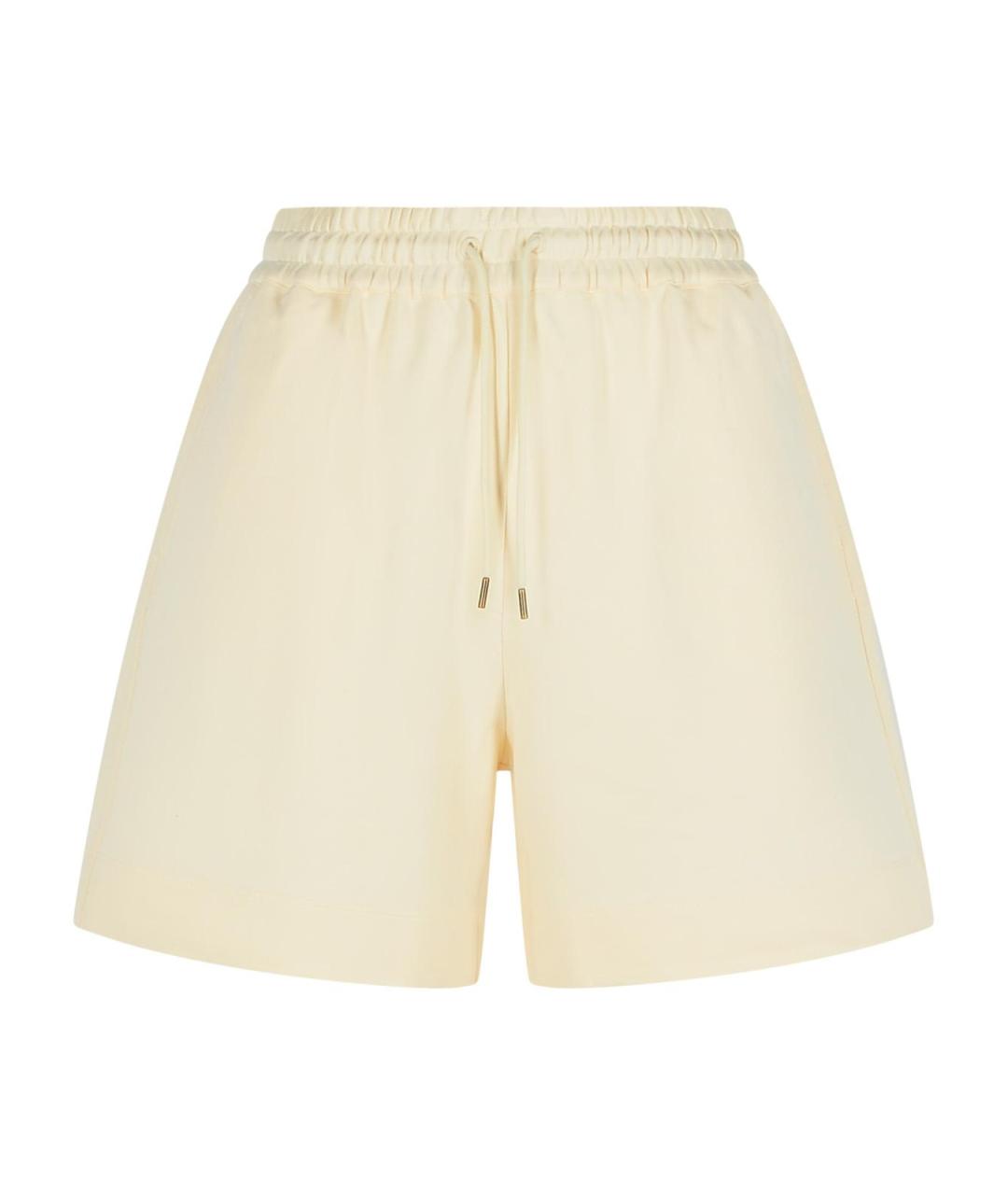MONCLER Бежевые хлопковые шорты, фото 1