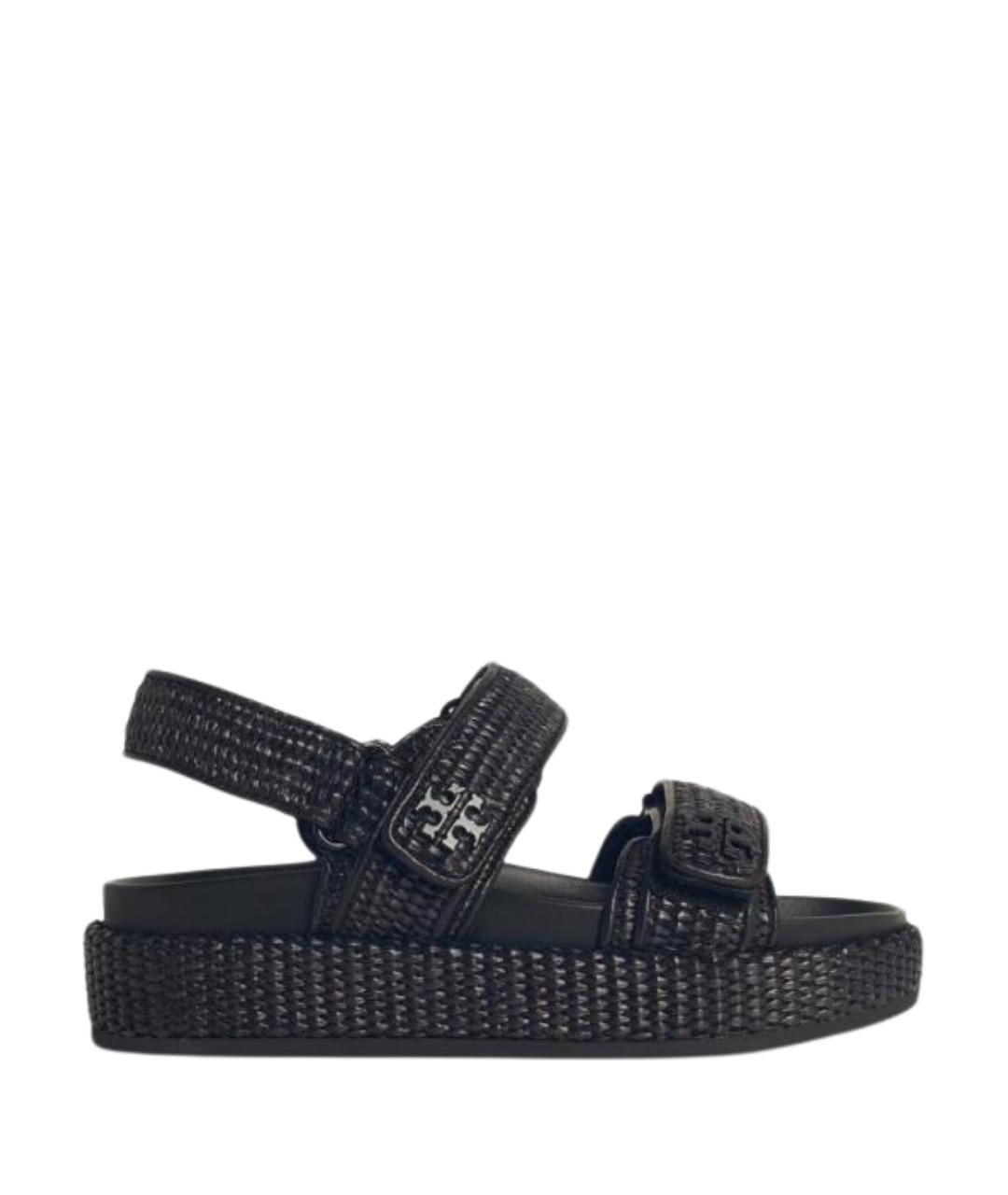 TORY BURCH Черные сандалии, фото 1