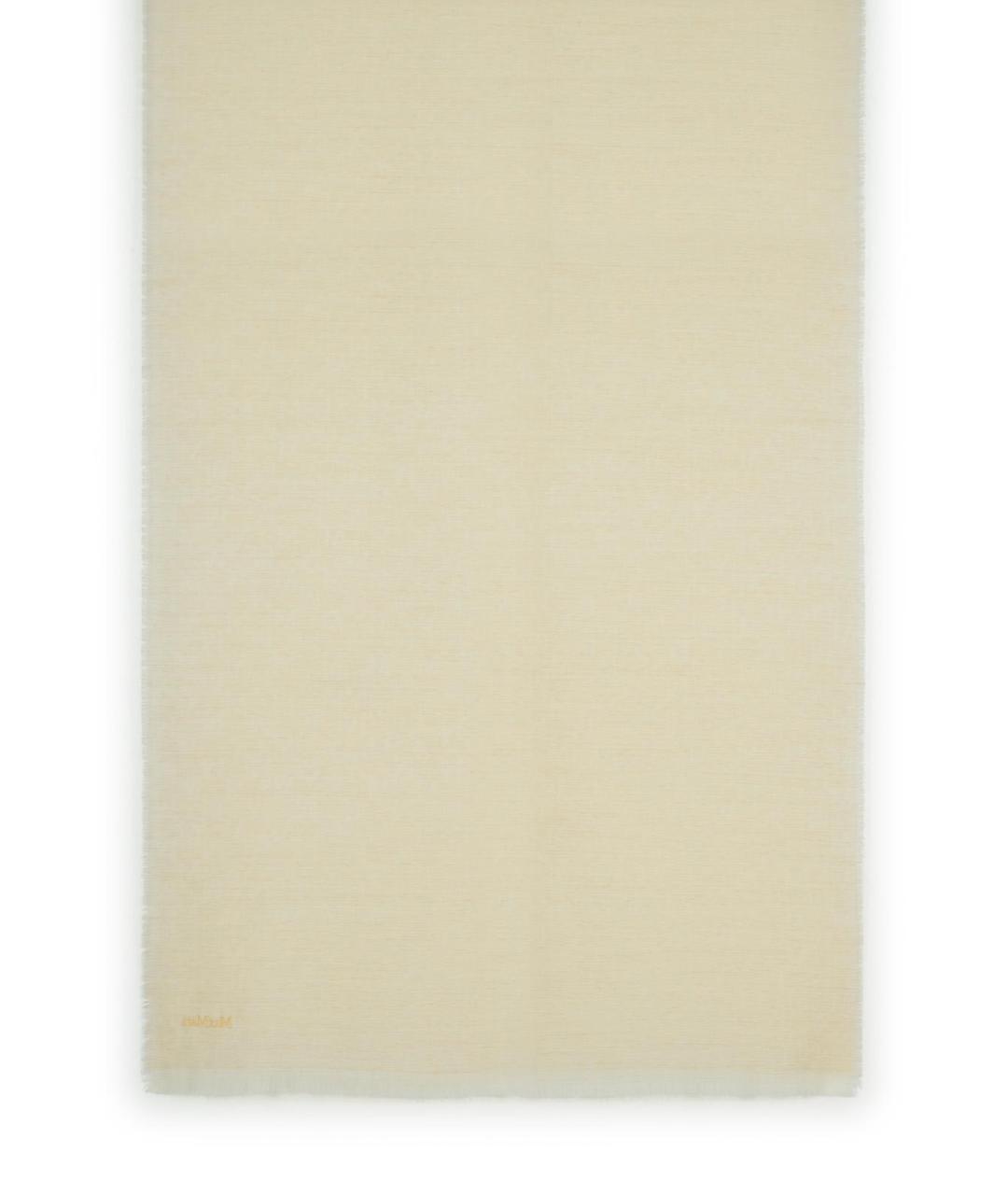 MAX MARA Белый шерстяной шарф, фото 2