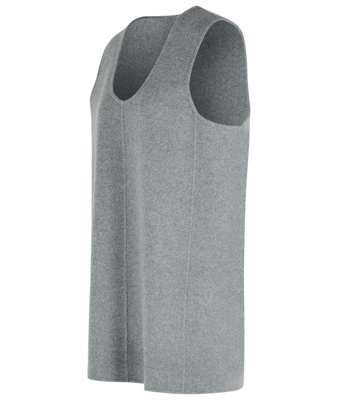 KHAITE Серое шерстяное вечернее платье, фото 2