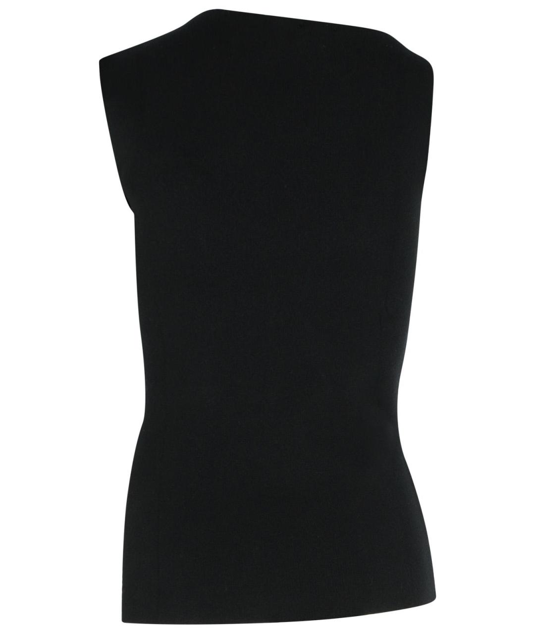 COURREGES Черная вискозная майка, фото 3