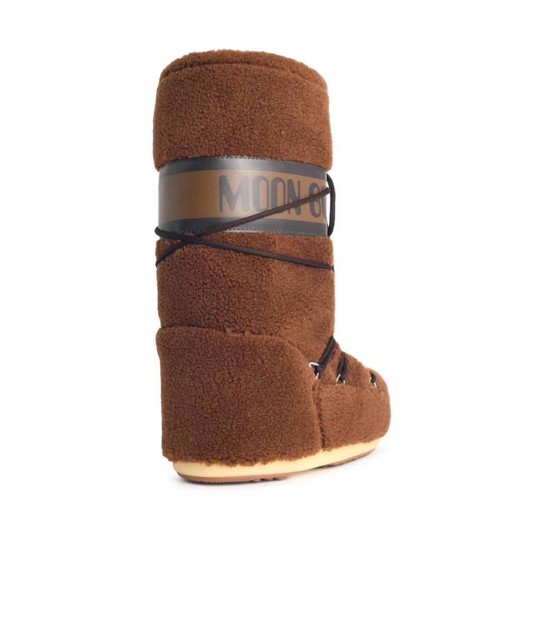 MOON BOOT Коричневые ботинки, фото 3