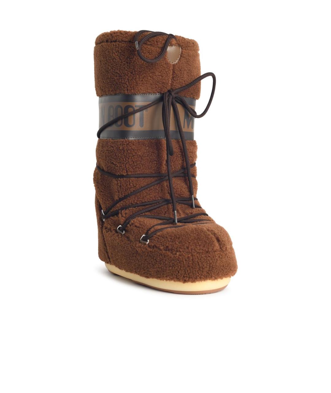 MOON BOOT Коричневые ботинки, фото 2