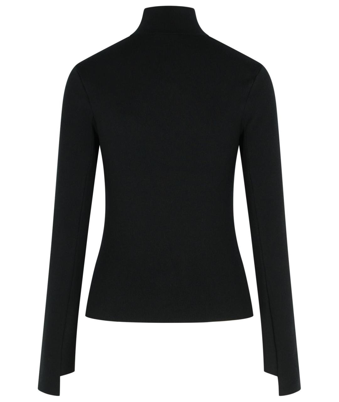 COURREGES Черная вискозная водолазка, фото 3