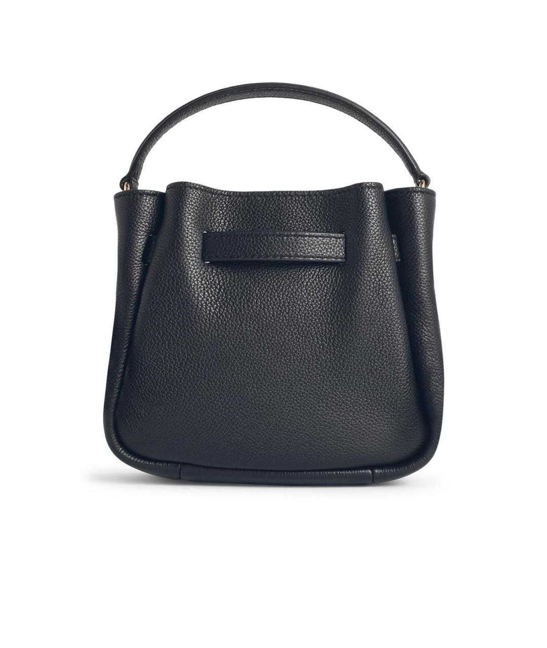 TORY BURCH Черная кожаная сумка через плечо, фото 3