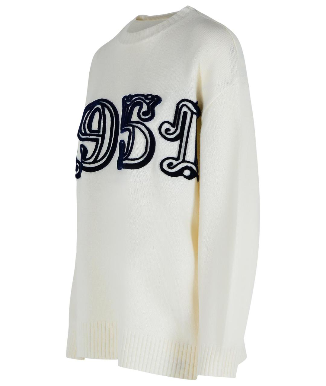 MAX MARA Бежевый шерстяной джемпер / свитер, фото 2