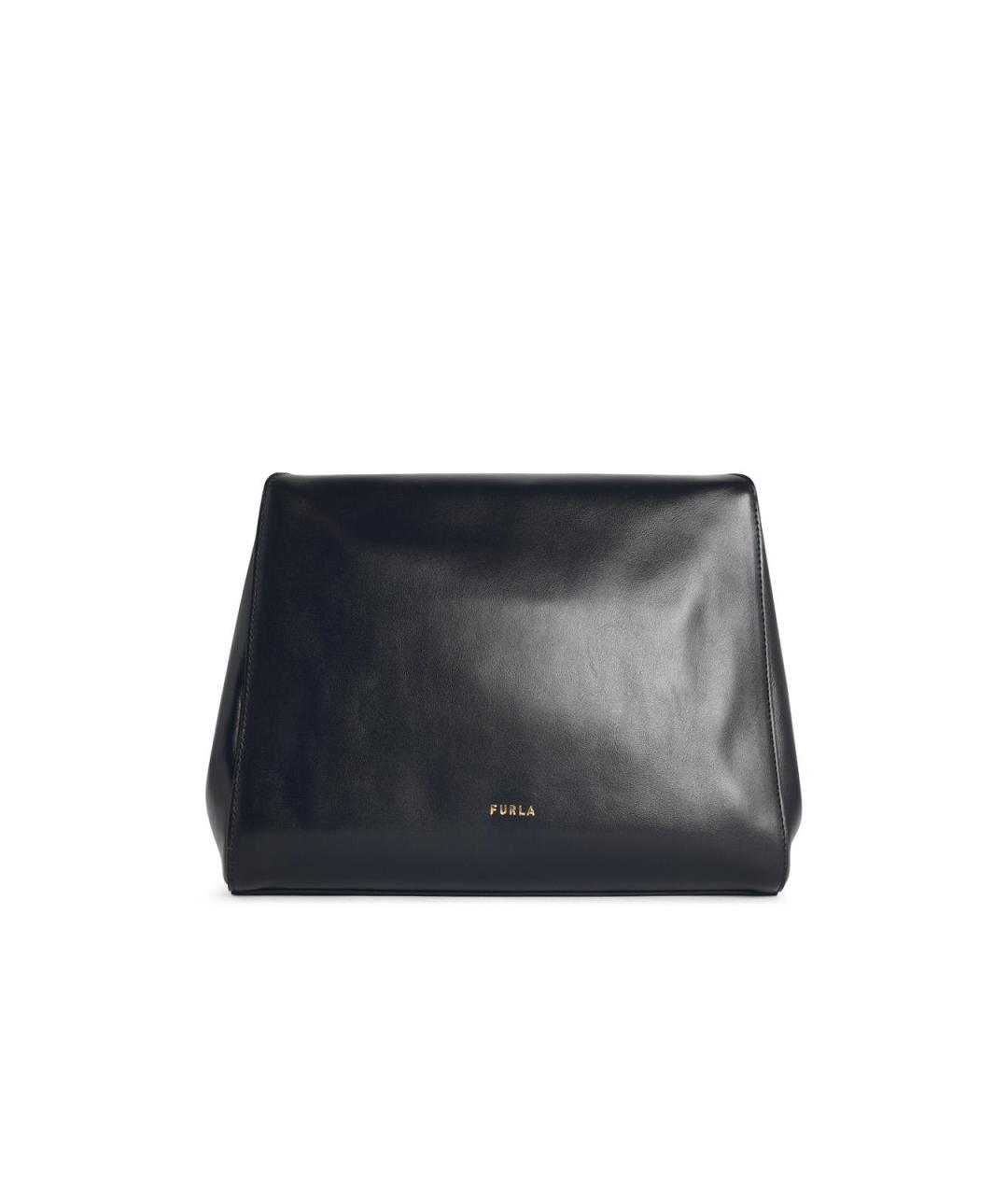 FURLA Черная кожаная сумка через плечо, фото 3