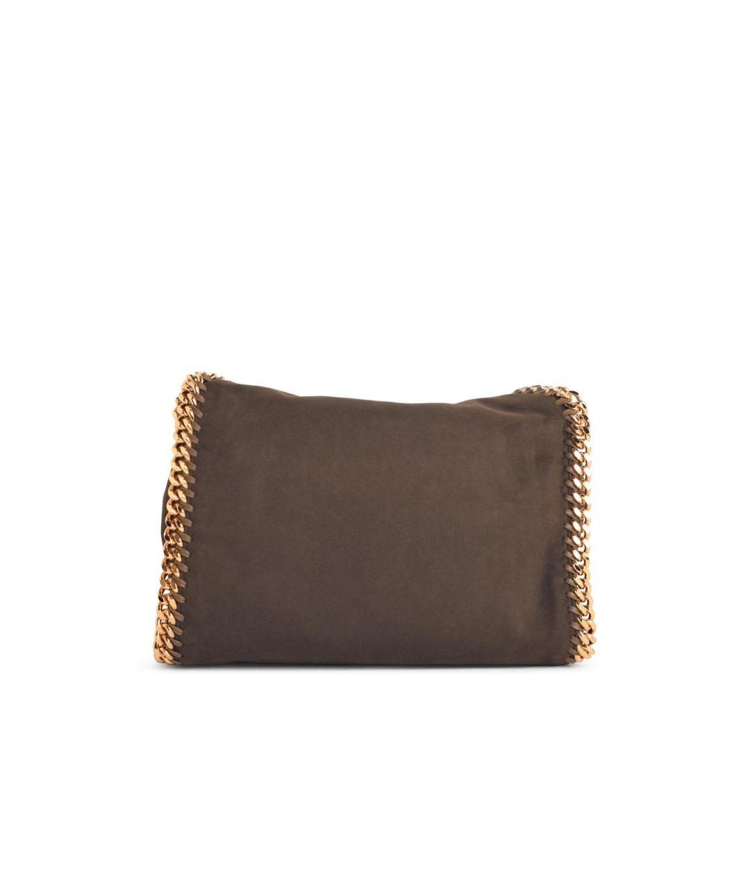 STELLA MCCARTNEY Коричневая синтетическая сумка тоут, фото 3