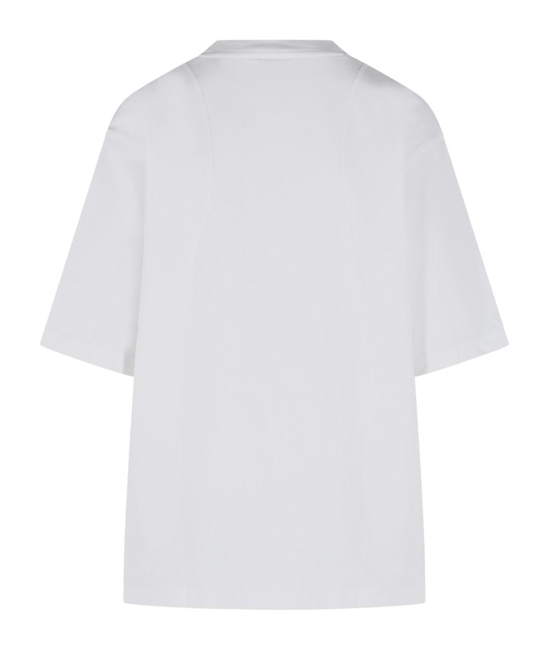 ADIDAS BY STELLA MCCARTNEY Белая хлопковая футболка, фото 3