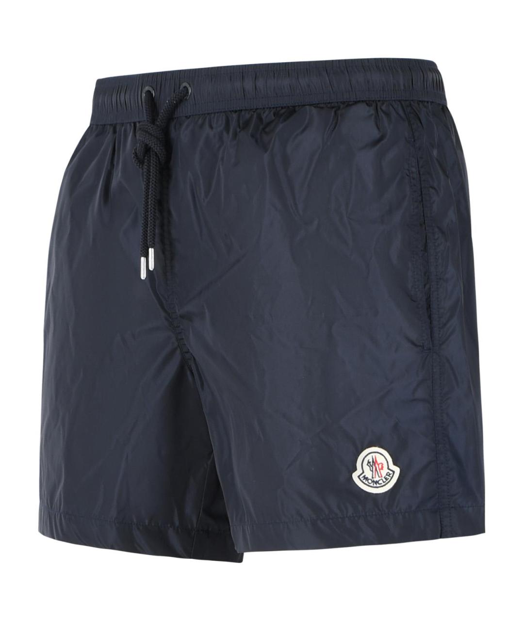 MONCLER Темно-синие полиамидовые плавки, фото 2