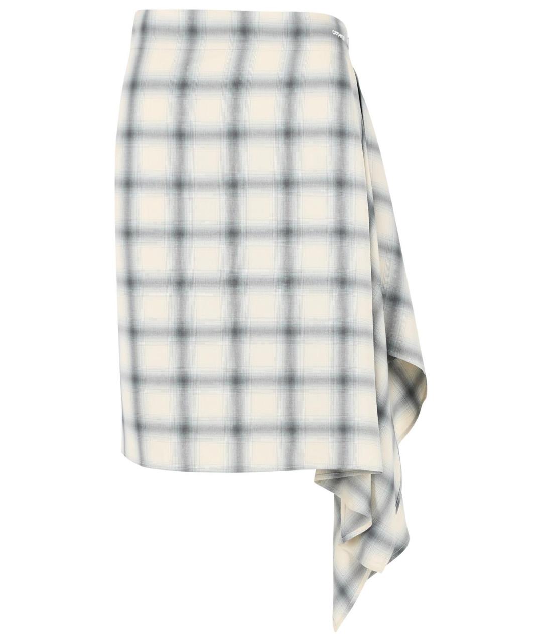 COPERNI Синяя вискозная юбка миди, фото 1