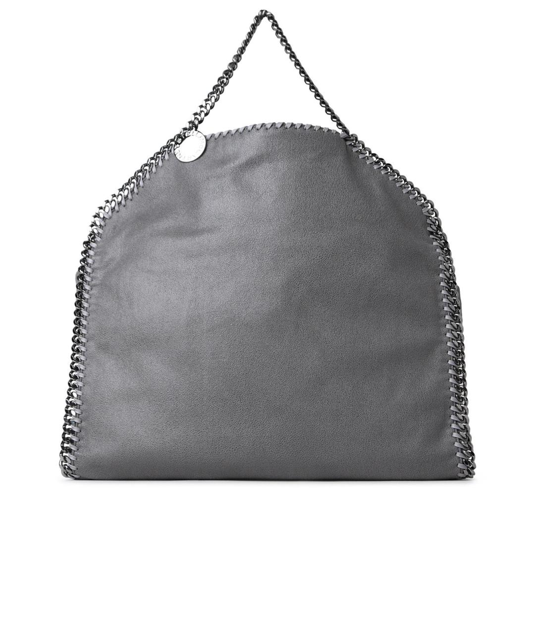 STELLA MCCARTNEY Серая синтетическая сумка тоут, фото 1