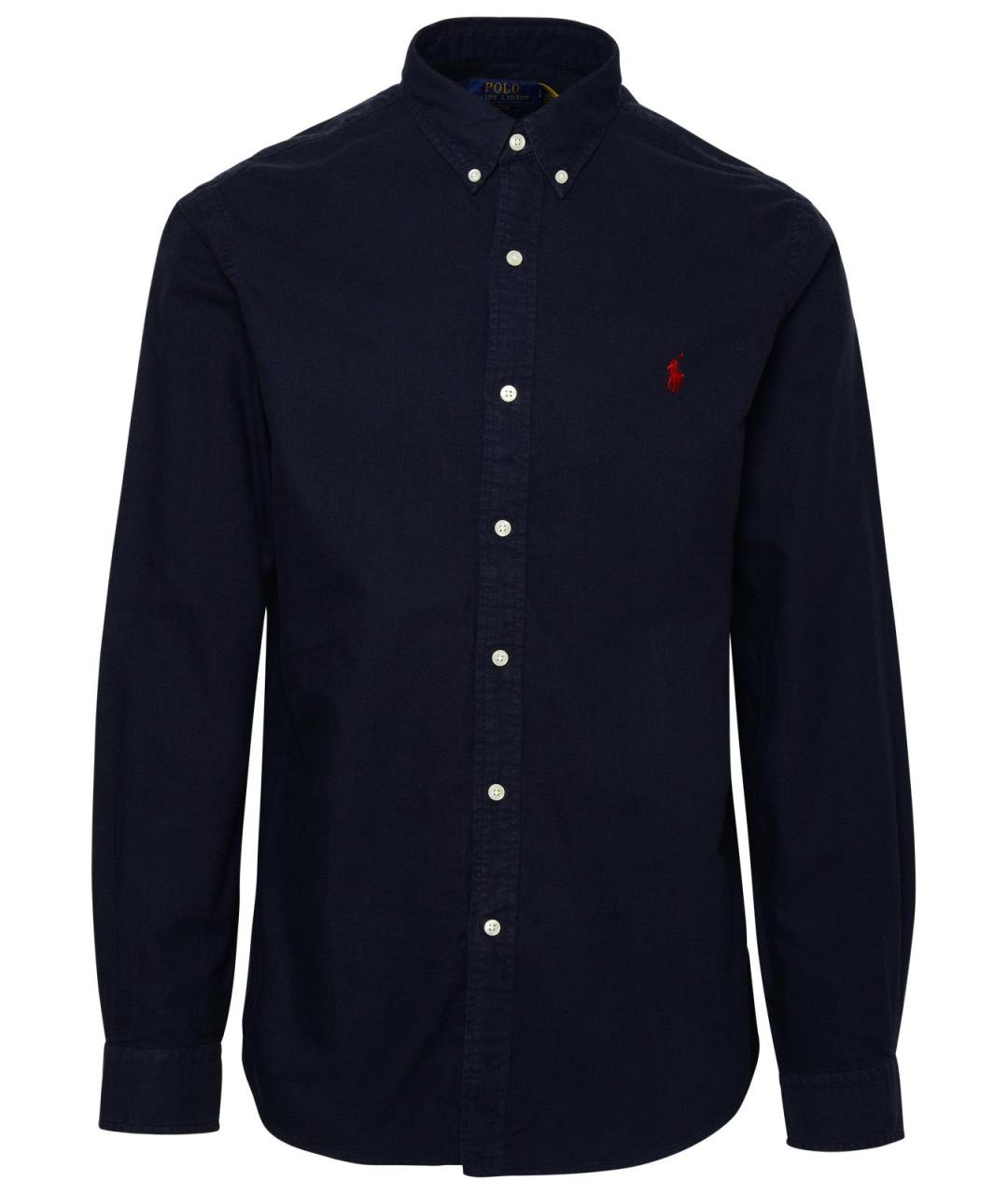 POLO RALPH LAUREN Синяя хлопковая кэжуал рубашка, фото 1