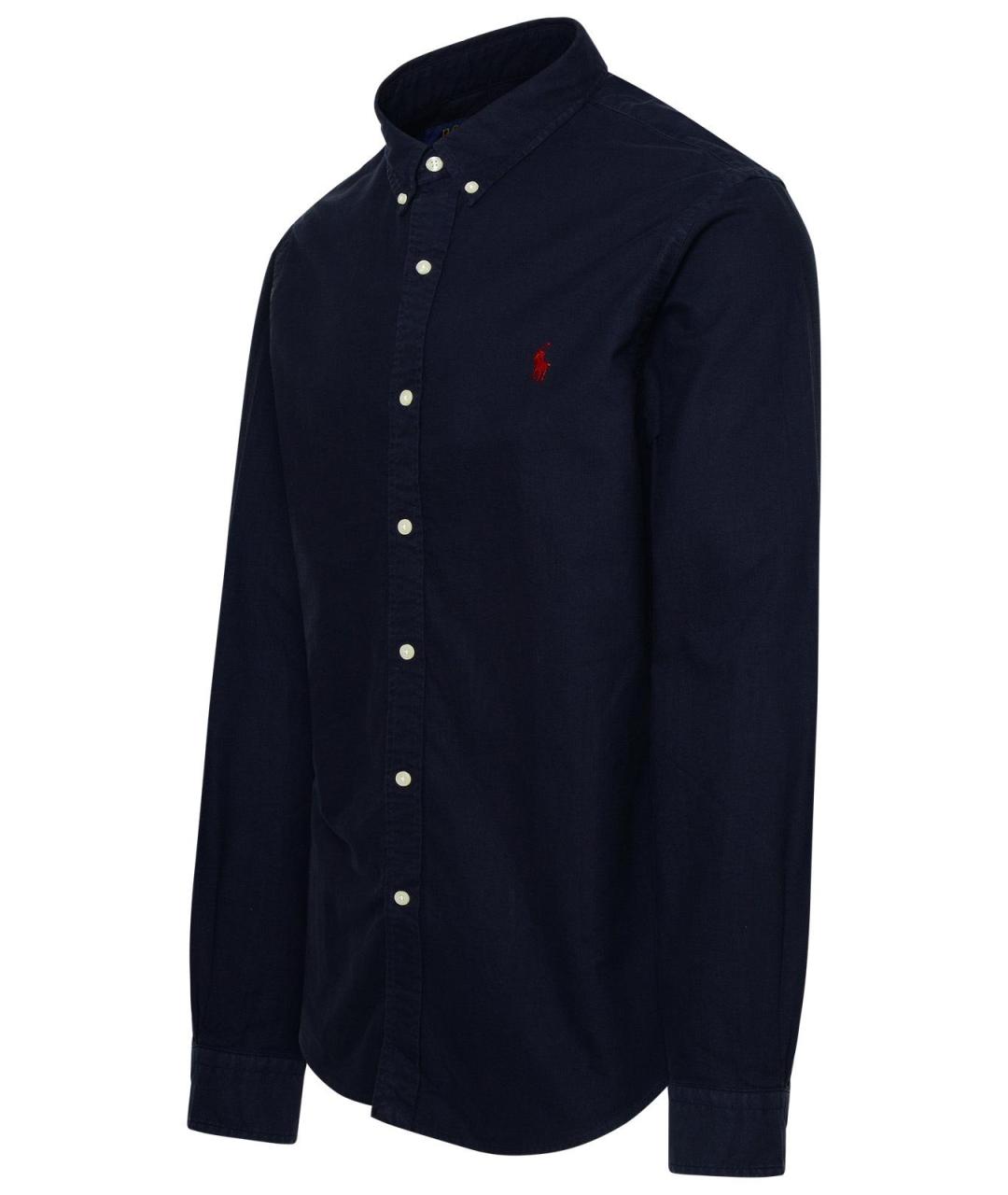 POLO RALPH LAUREN Синяя хлопковая кэжуал рубашка, фото 2