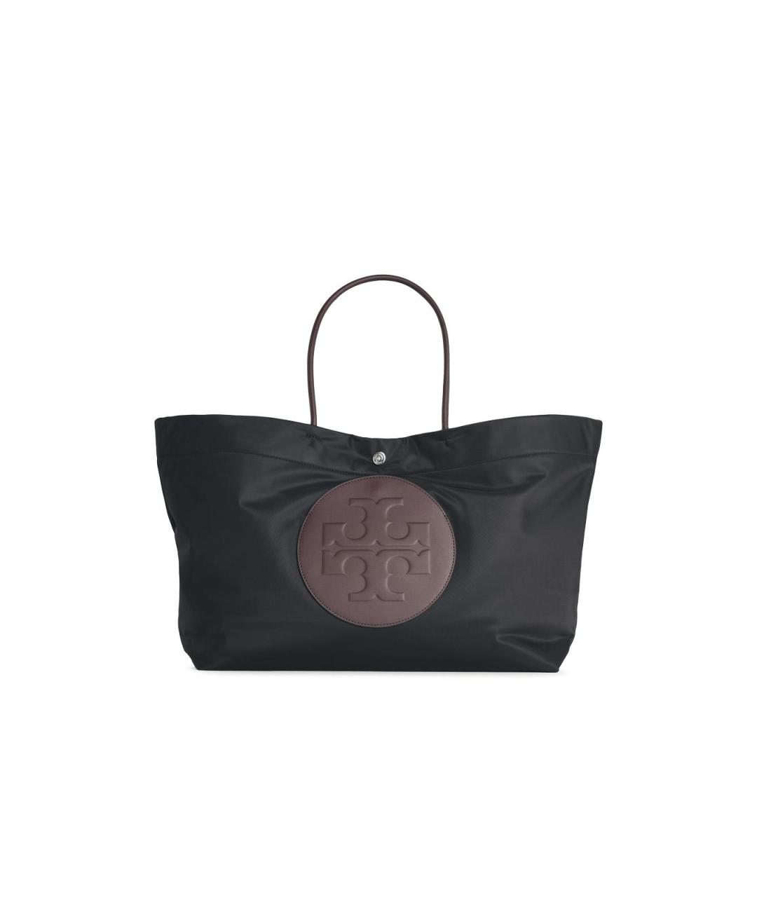 TORY BURCH Черная синтетическая сумка тоут, фото 1