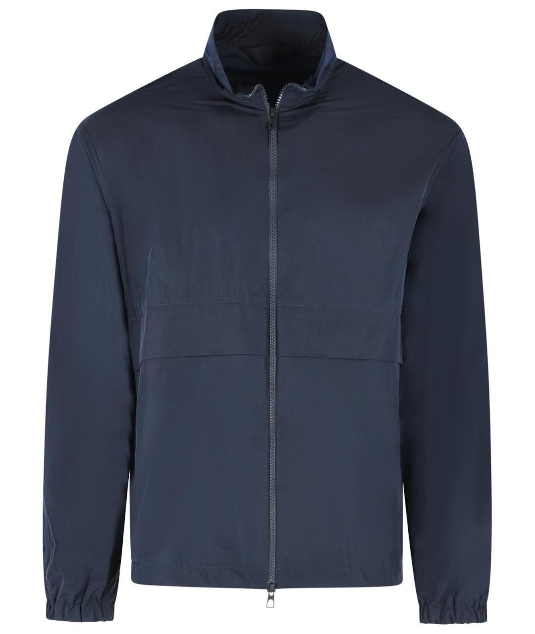 MONCLER Синяя полиамидовая куртка, фото 1