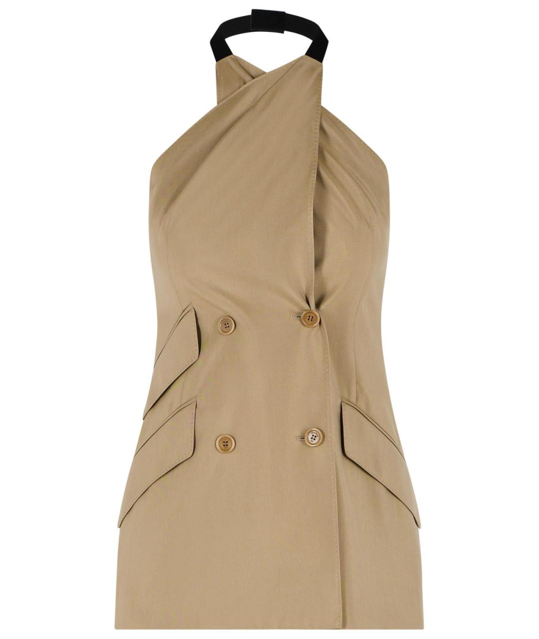 MAX MARA Бежевый шерстяной жилет, фото 1