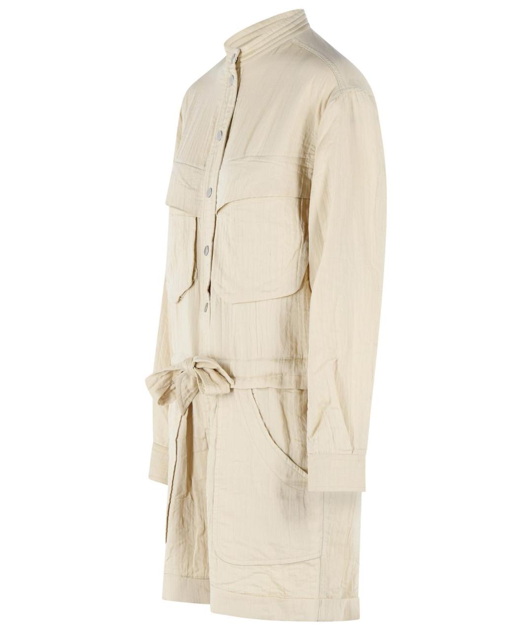 ISABEL MARANT Бежевый вискозный комбинезон, фото 2