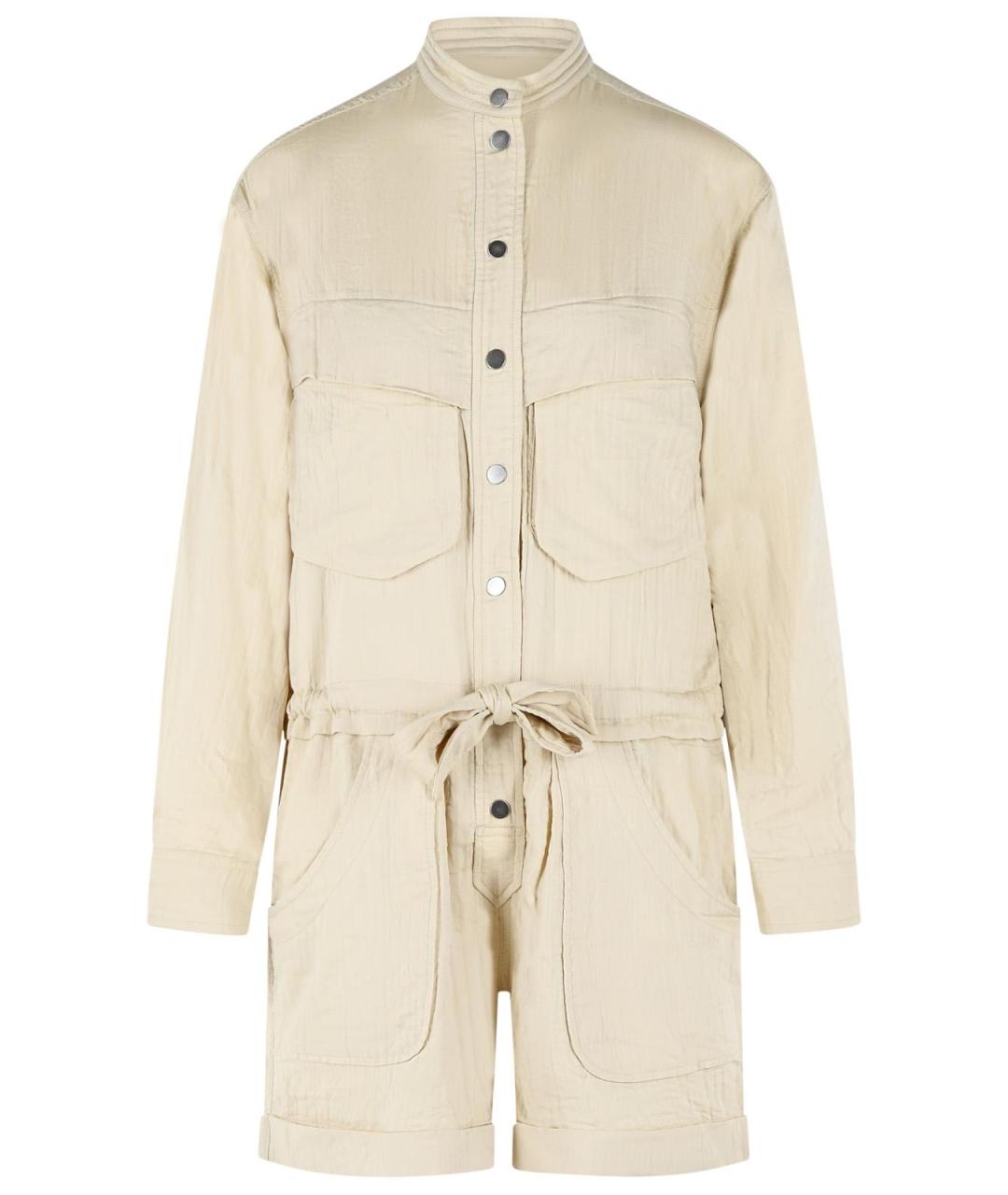 ISABEL MARANT Бежевый вискозный комбинезон, фото 1