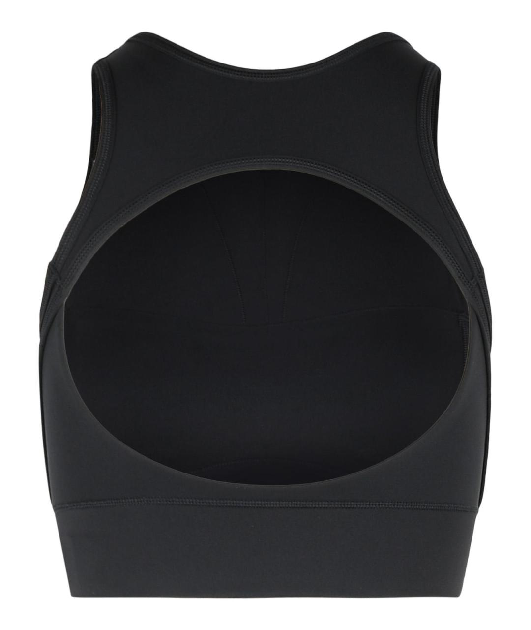 ADIDAS BY STELLA MCCARTNEY Черная полиамидовая майка, фото 3