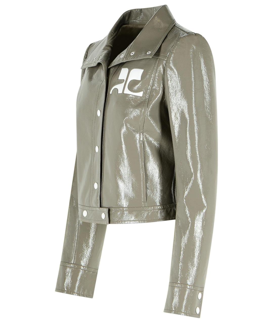 COURREGES Серая хлопковая куртка, фото 2