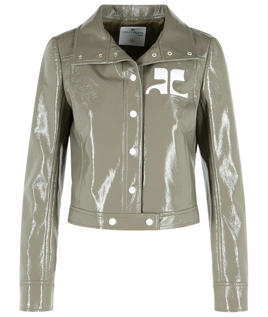 COURREGES Серая хлопковая куртка, фото 1