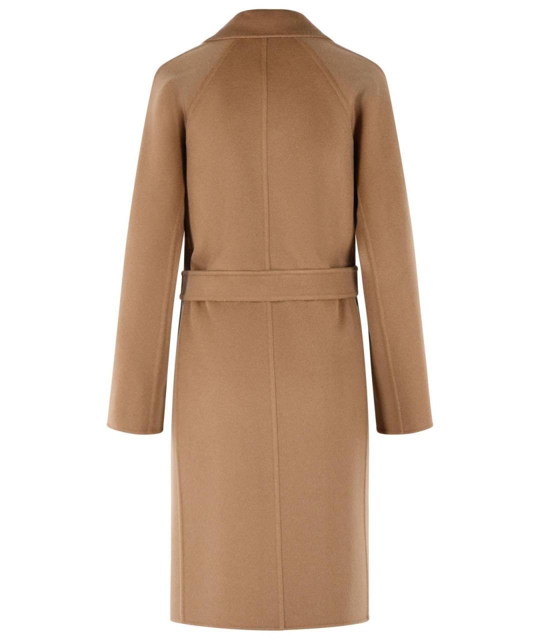 MAX MARA Коричневое кашемировое пальто, фото 3