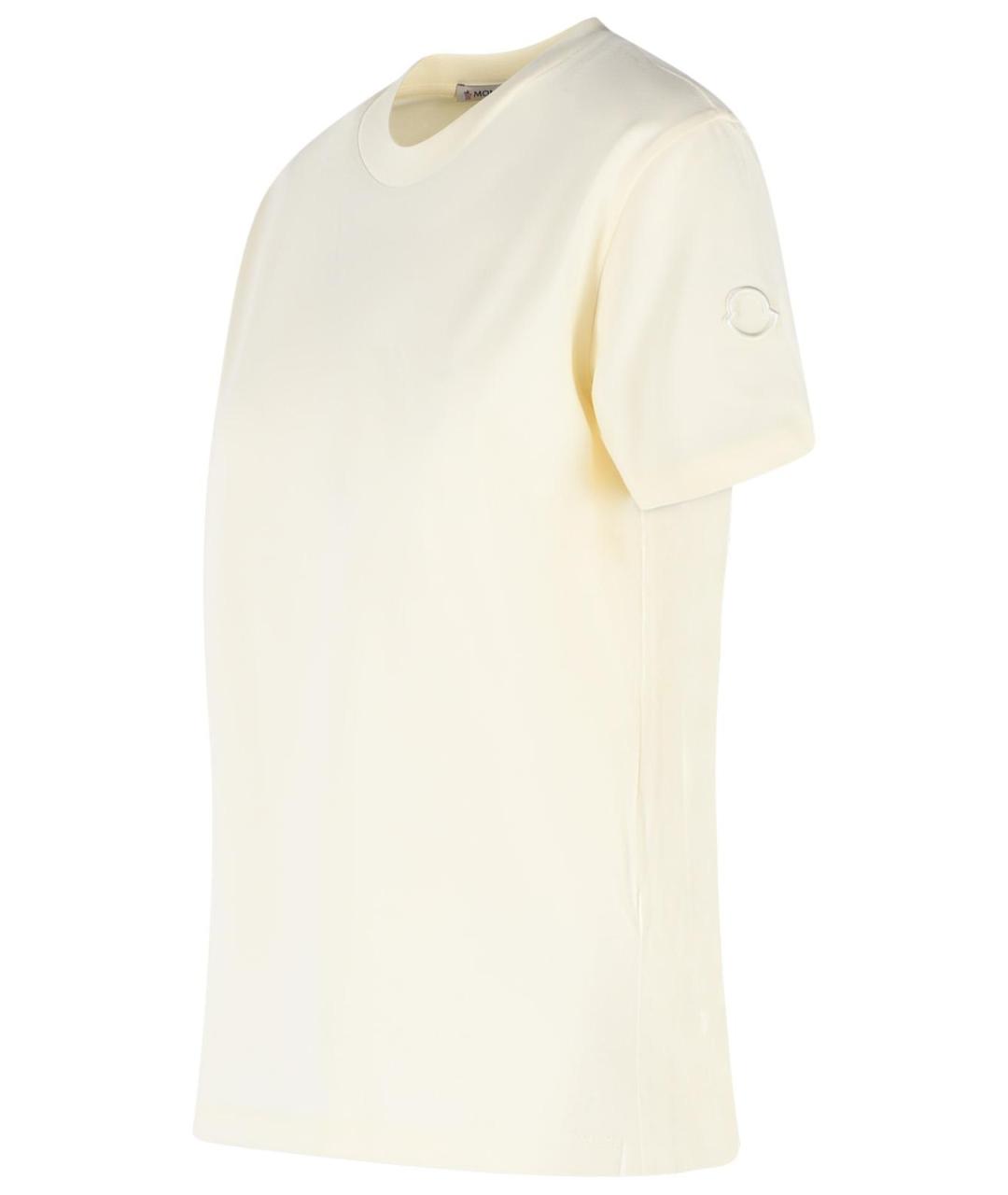 MONCLER Бежевая футболка, фото 2