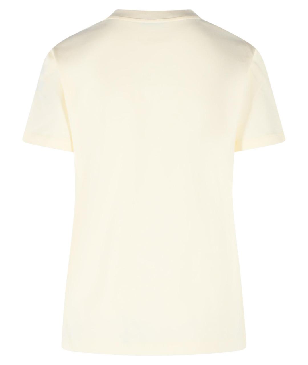 MONCLER Бежевая футболка, фото 3