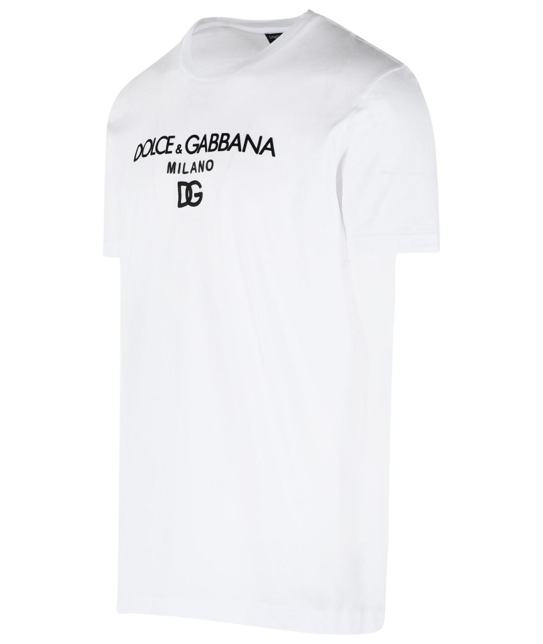 DOLCE&GABBANA Белая футболка, фото 2