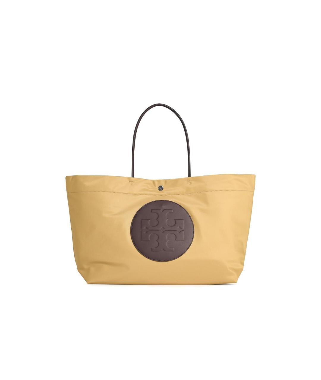 TORY BURCH Бежевая синтетическая сумка тоут, фото 1