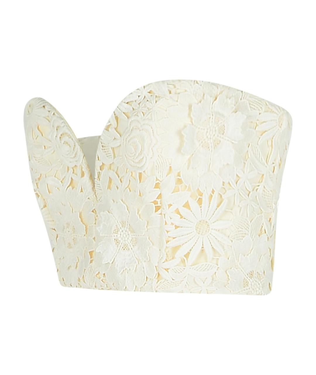 ROTATE Белый полиэстеровый корсет, фото 2