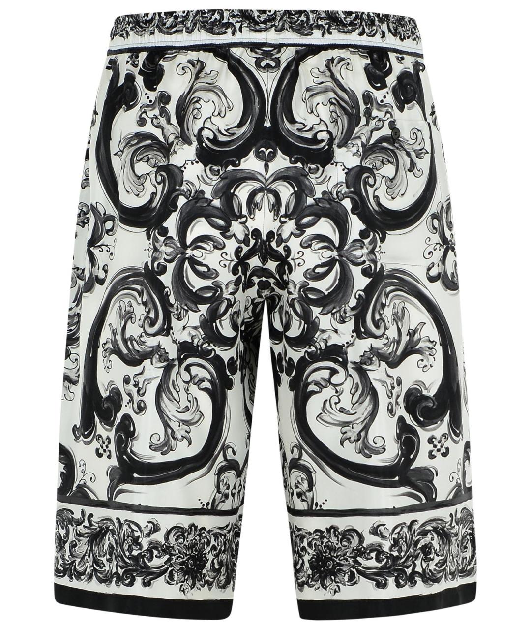 DOLCE&GABBANA Черные шелковые шорты, фото 3