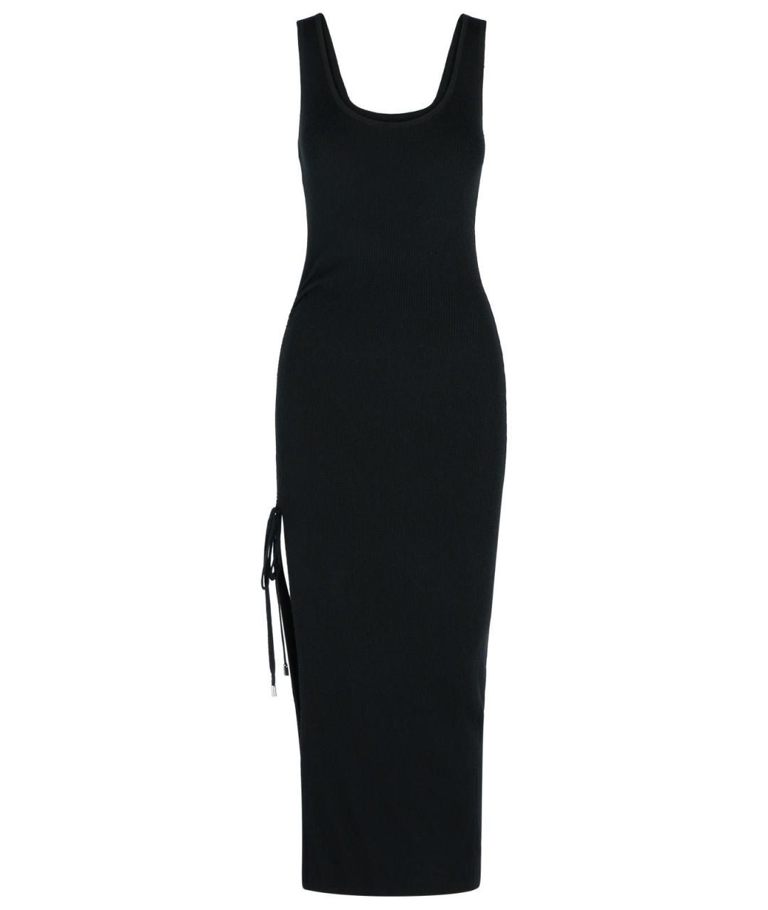 MICHAEL MICHAEL KORS Черное шерстяное повседневное платье, фото 1