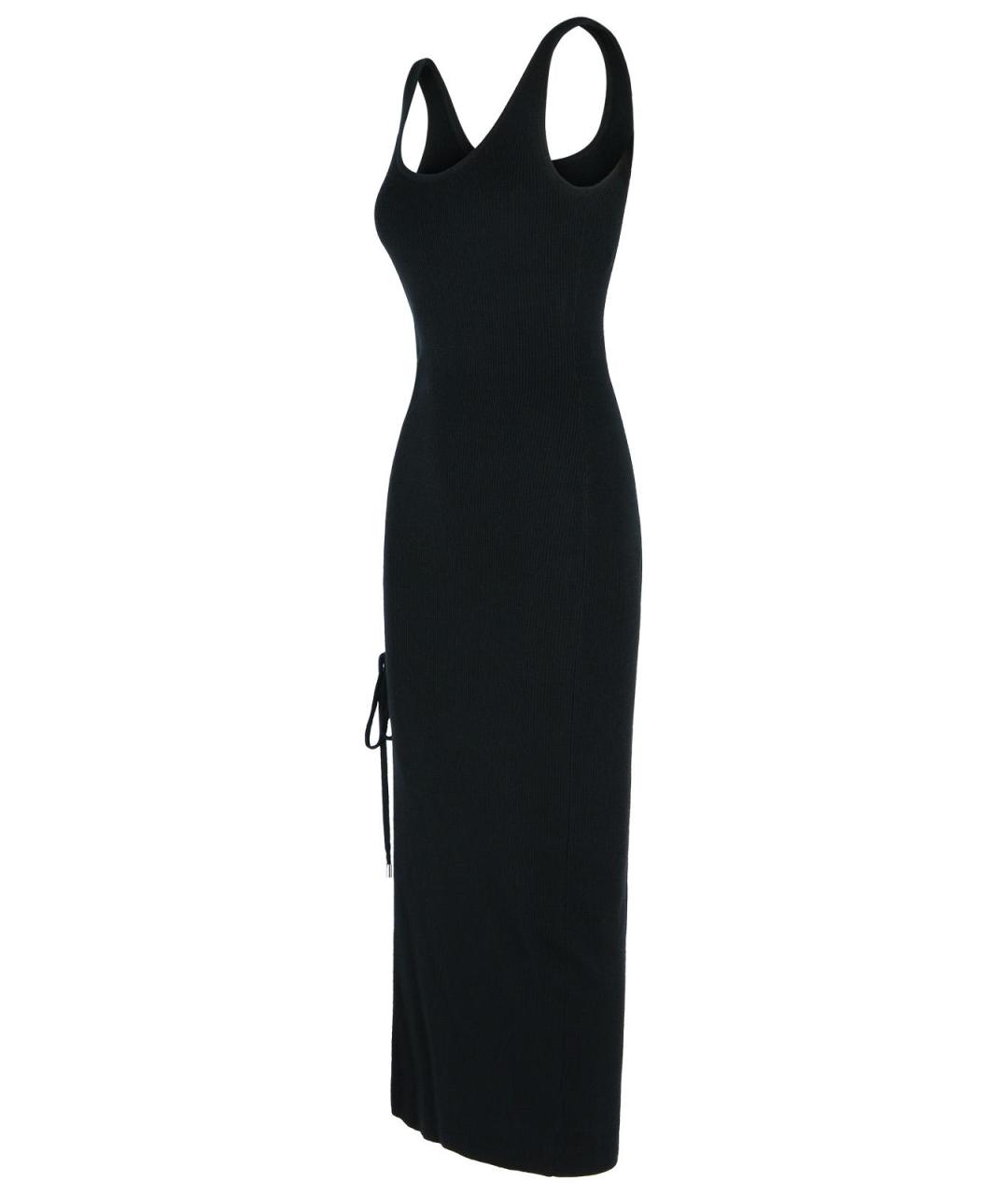 MICHAEL MICHAEL KORS Черное шерстяное повседневное платье, фото 2