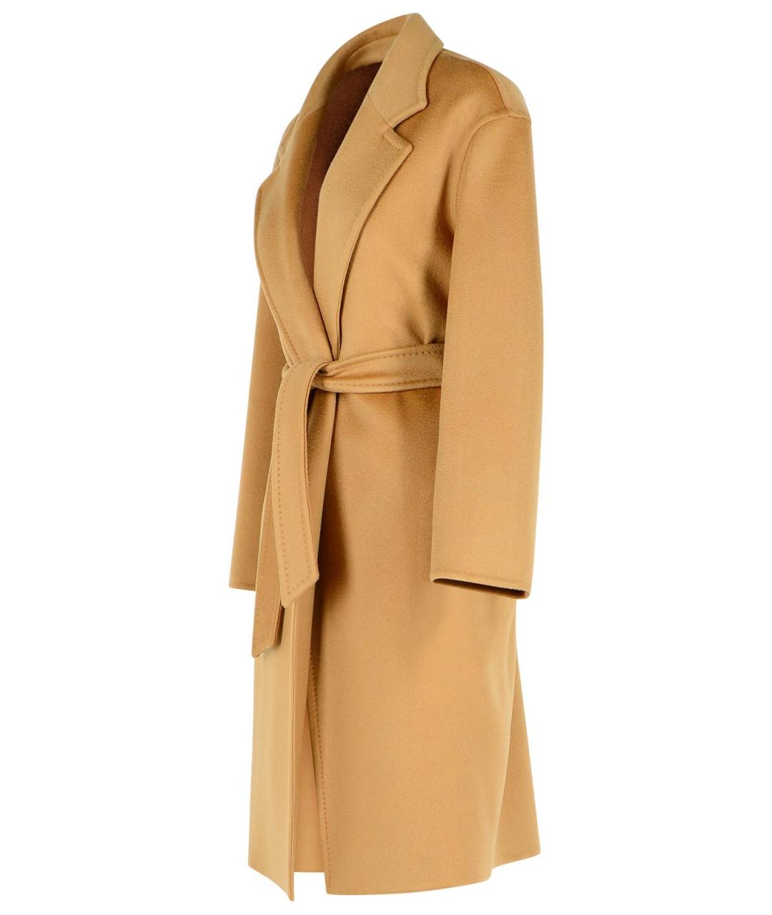 MAX MARA Бежевое шерстяное пальто, фото 2