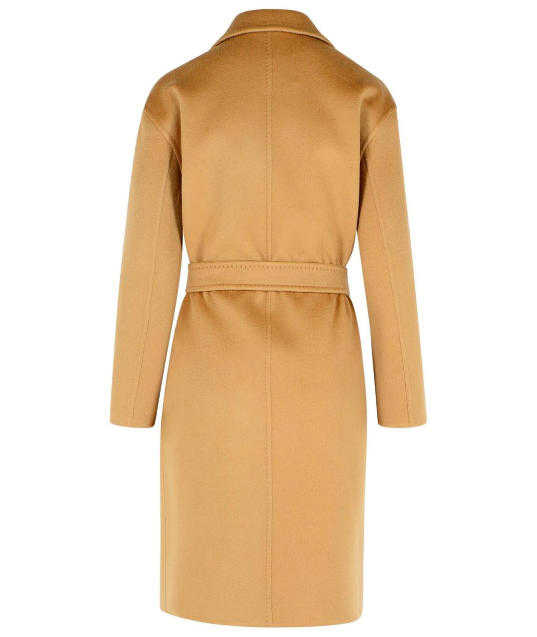 MAX MARA Бежевое шерстяное пальто, фото 3