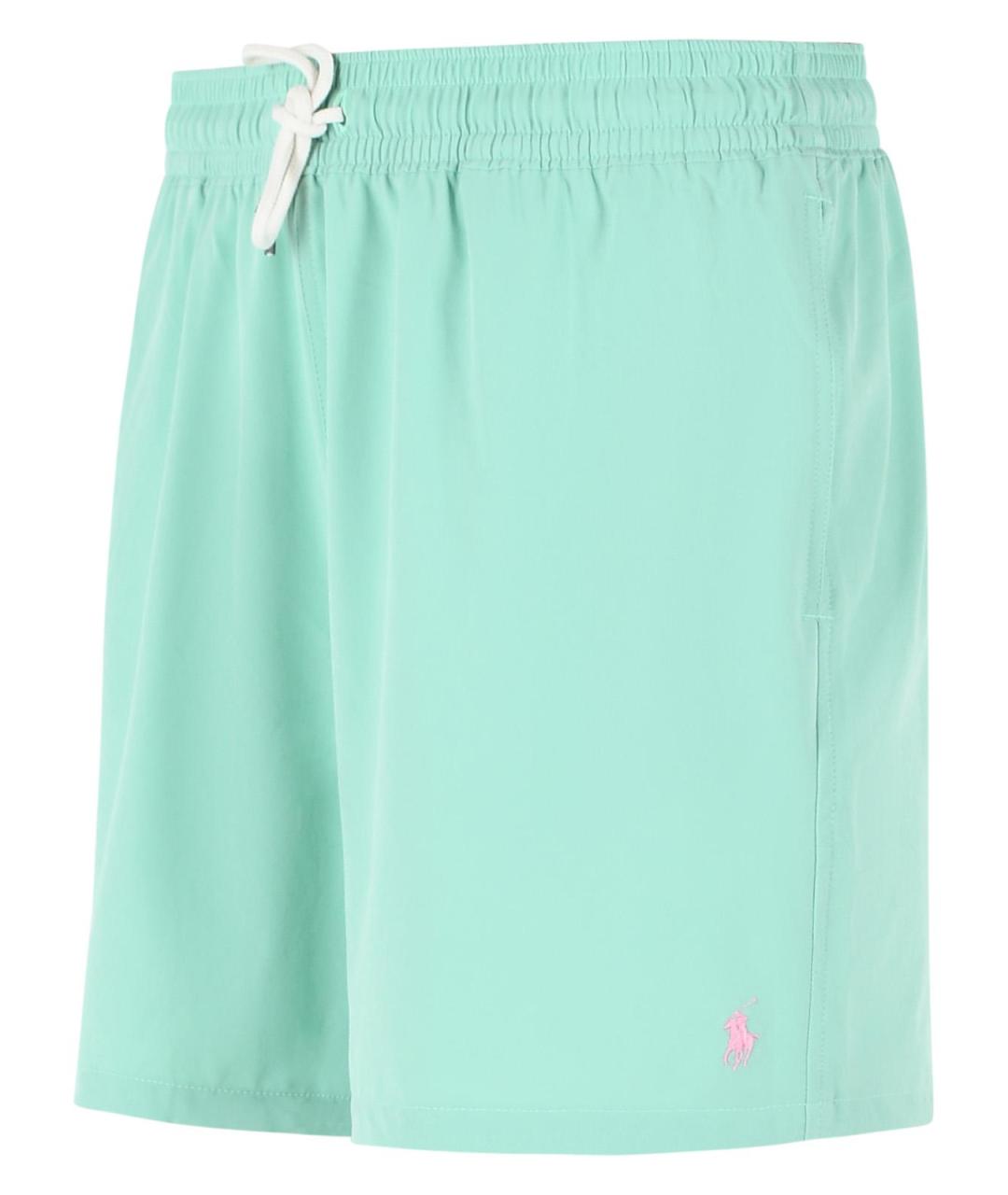 POLO RALPH LAUREN Зеленые полиэстеровые плавки, фото 2