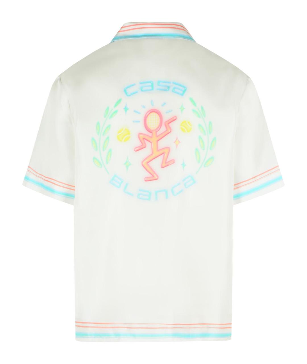 CASABLANCA Белая шелковая кэжуал рубашка, фото 3