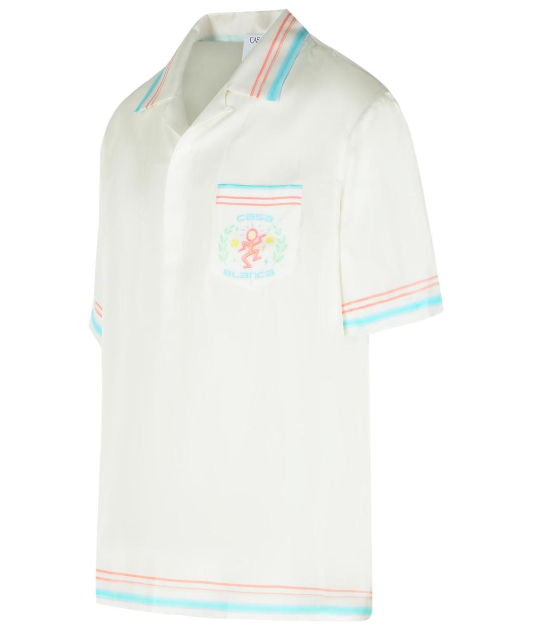 CASABLANCA Белая шелковая кэжуал рубашка, фото 2