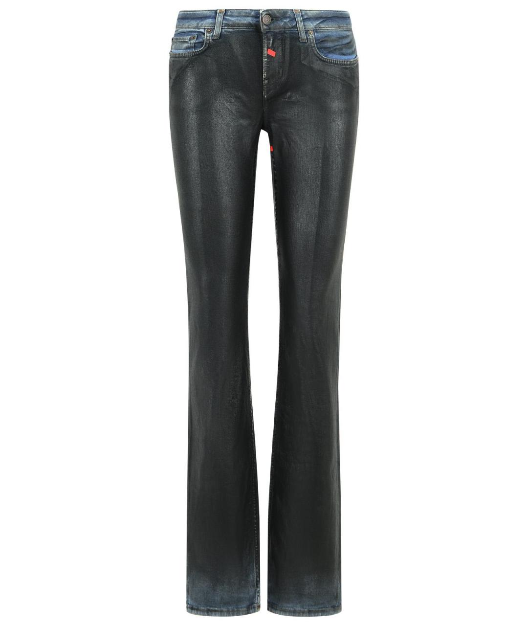 ACNE STUDIOS Черные хлопковые джинсы клеш, фото 1