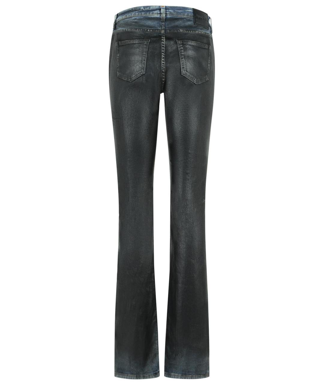 ACNE STUDIOS Черные хлопковые джинсы клеш, фото 3