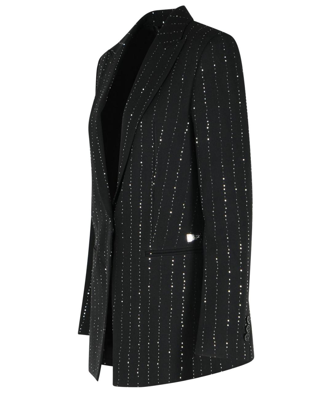 PHILIPP PLEIN Черный вискозный жакет/пиджак, фото 2