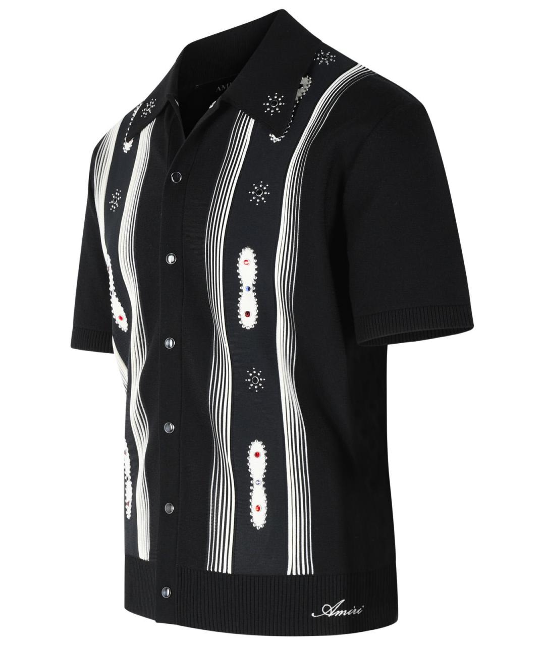 AMIRI Черная шерстяная кэжуал рубашка, фото 2