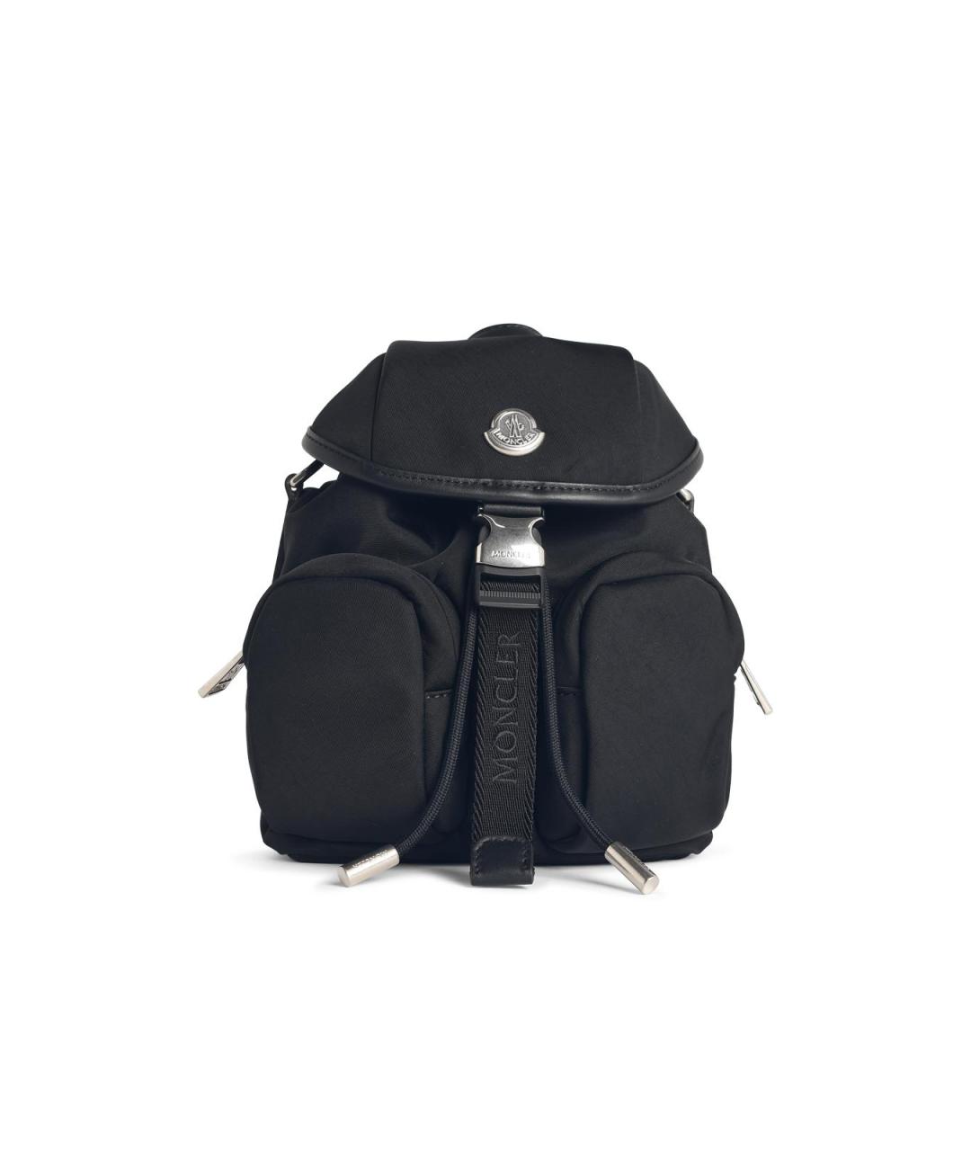 MONCLER Черный синтетический рюкзак, фото 1