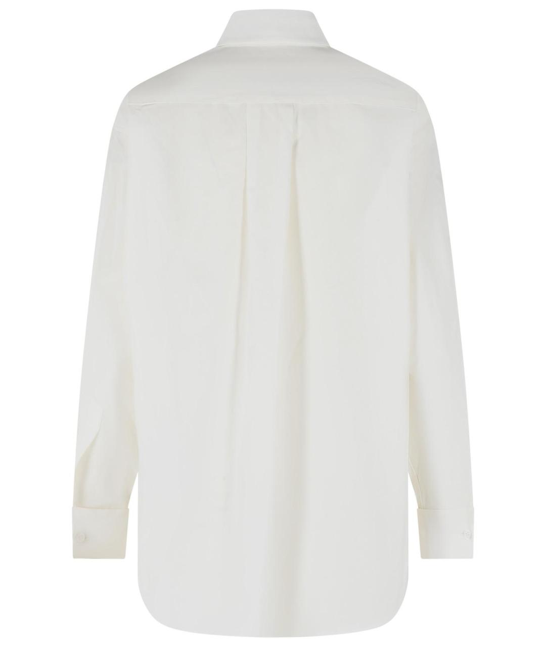 MM6 MAISON MARGIELA Белая хлопковая рубашка, фото 3