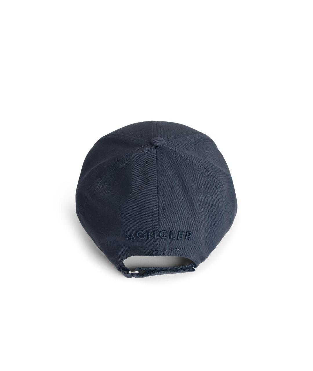 MONCLER Синяя хлопковая кепка/бейсболка, фото 3